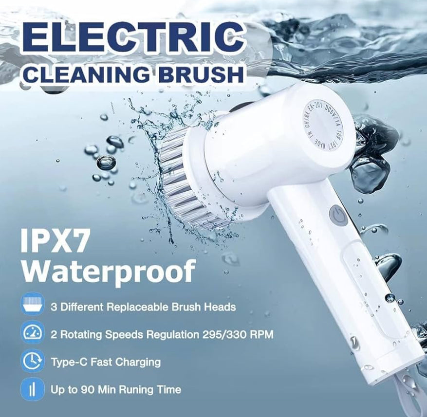 5-in-1 Electric Cleaning Brush Kit