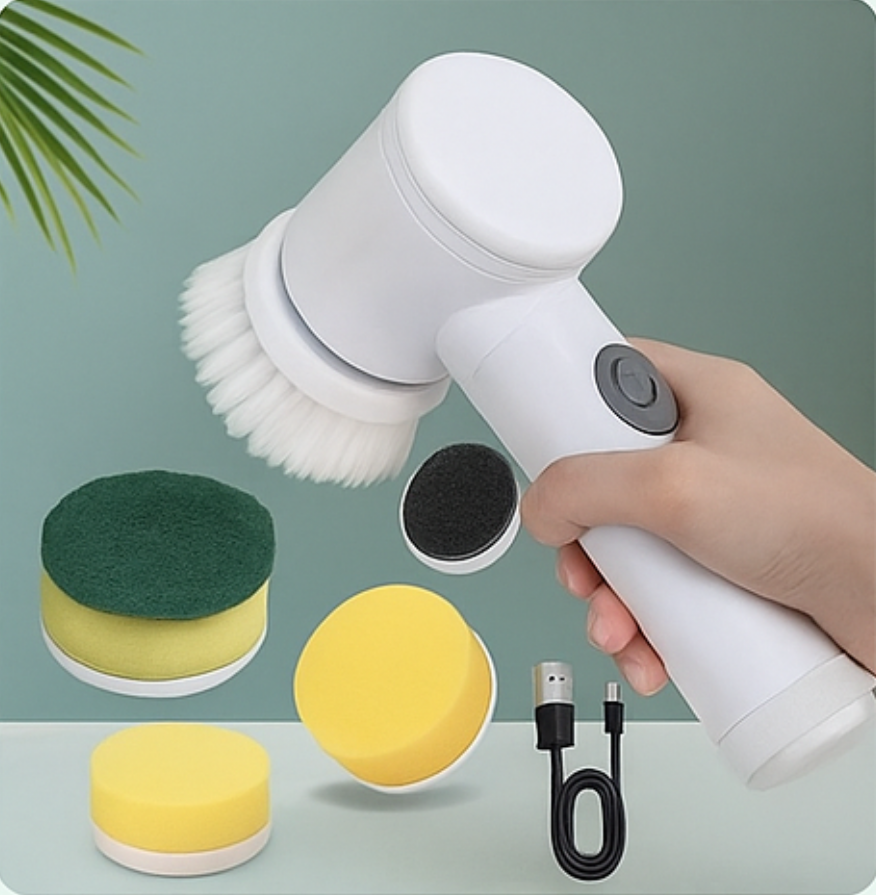 5-in-1 Electric Cleaning Brush Kit