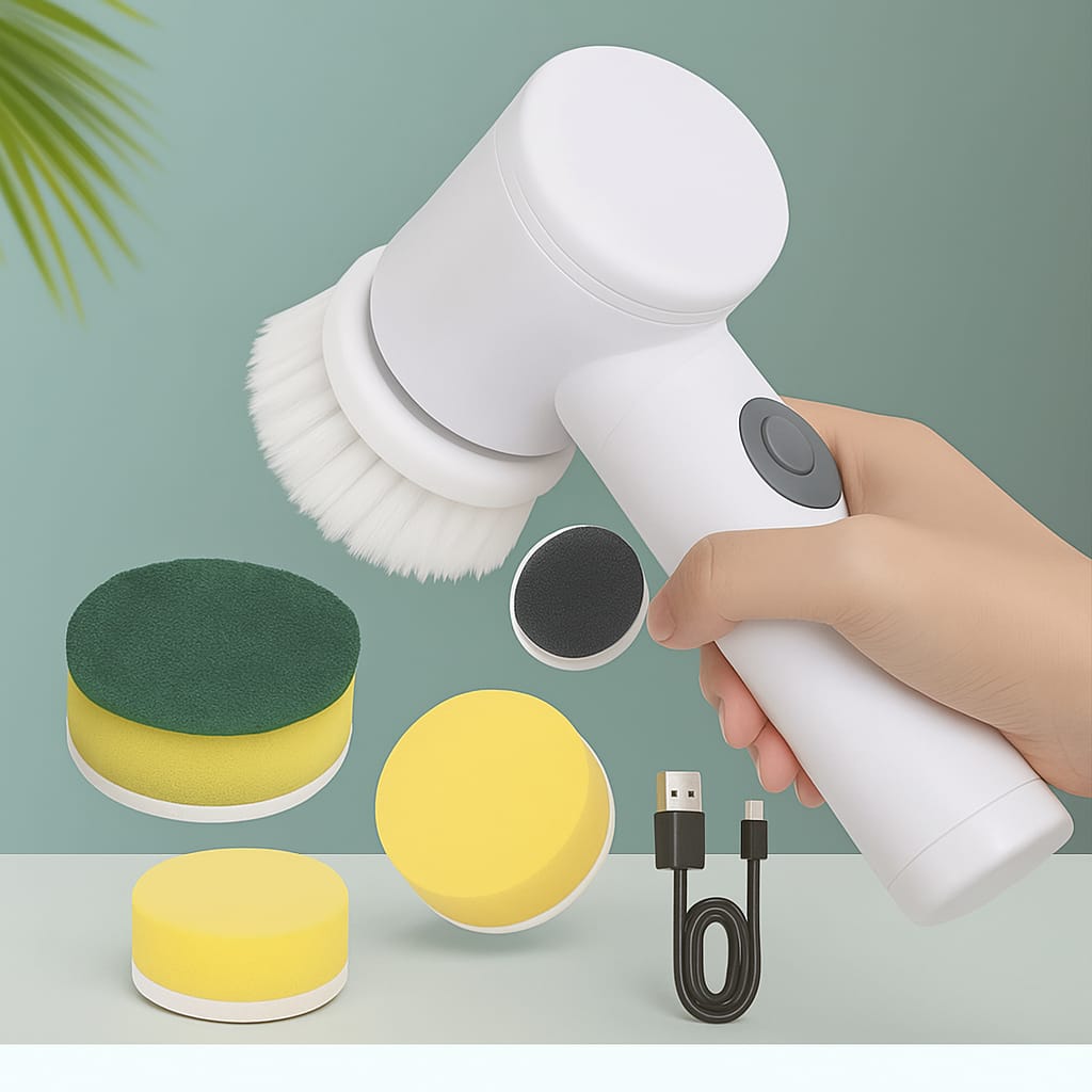 5-in-1 Electric Cleaning Brush Kit